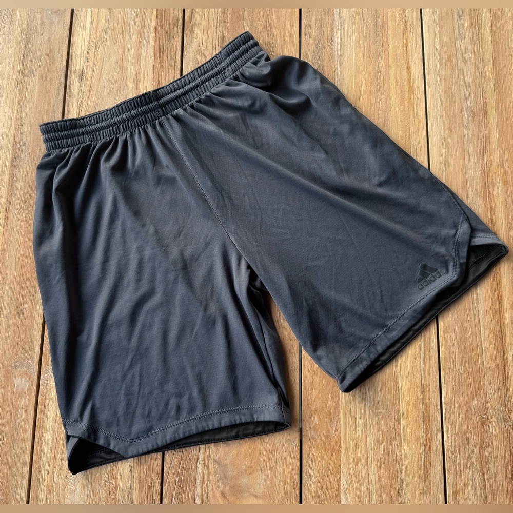 Adidas Men's Charcoal Athletic Shorts